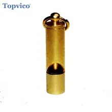 Topvico винтажный латунный свисток громкий пустынный открытый спасательный свисток для выживания персональная защита инструмент самозащиты