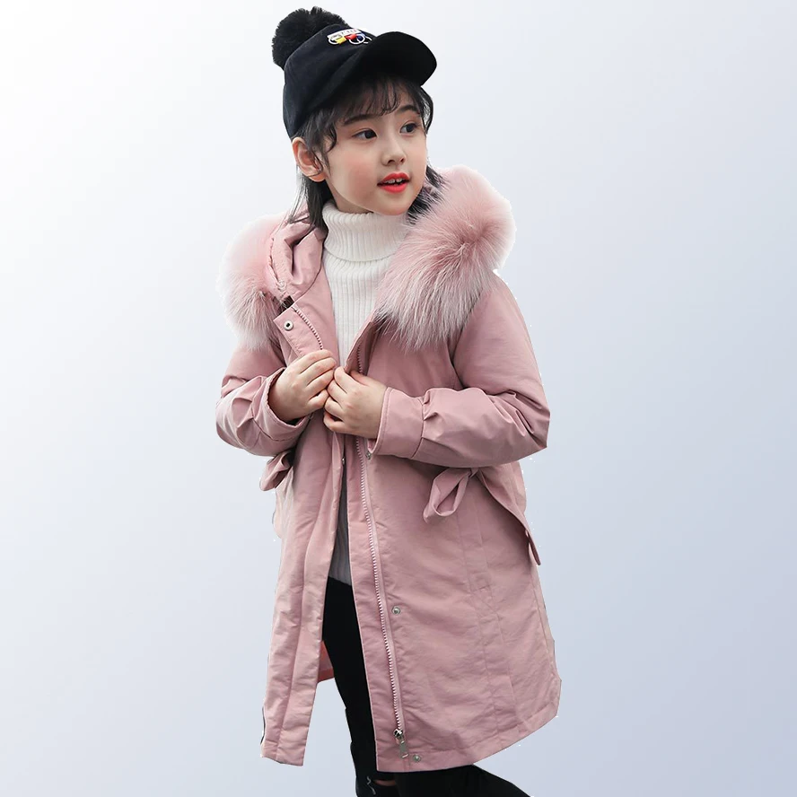 

Children's winter jacket girls toddler girl winter jacket and coat child long coat big teenage costume age 6 8 10 12 years