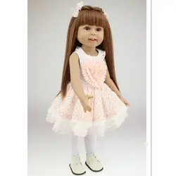 45 см/дюймов 18 дюймов девочка кукла принцесса куклы для подарочный набор игрушек для девочек, дюймов девочки куклы Reborn младенцы кукла