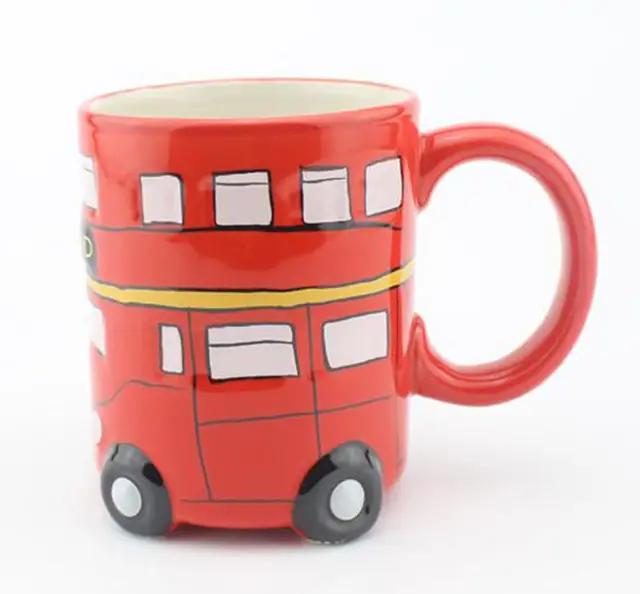 entire office decked. british double - decked bus ceramic water cups milk london travel souvenirs mugs home office entire r