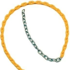 Olympia Sports PG429P Coated Swing Chain - 8.5 ft. x .19 in. - Yellow (1)