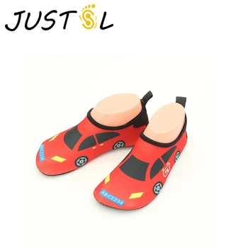 

JUSTSL Children's car breathable swim shoes drift anti-skid silk shoes skin care cute cartoon shoes for kids