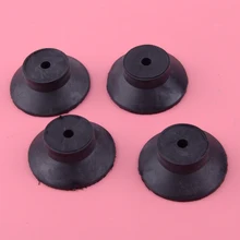 4pcs 48mmx18mm Black Rubber Pad Replacement Foot Pads Vibration Isolator for Air Compressors control of a uni axial magnetorheological vibration isolator