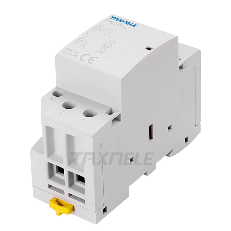 32A 63A Американская классификация проводов 2р 220 V/230 V 50/60HZ Din rail бытовой ac Контактор В соответствии с стандартом 2NO 2NC 1NO1NC бытовой Соединительный модуль auxiliar de partida