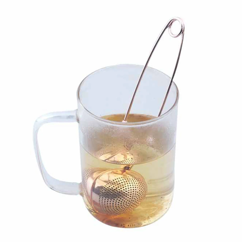 Сетчатый ситечко для заварки чая из нержавеющей стали, многоразовый металлический чайный пакетик, фильтр для рассыпчатых листьев, ситечко для зеленого чая для кружки, чайный горшок, чайная посуда