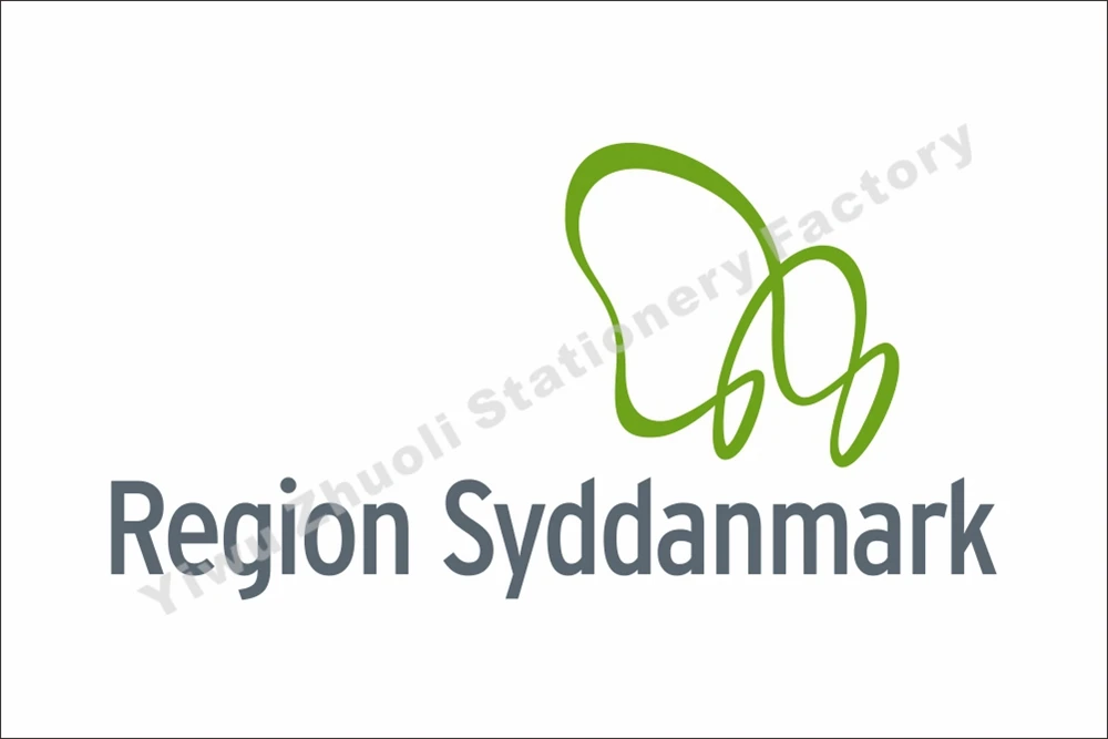 Denmark Region Syddanmark Flag 150X90cm (3x5FT) 120g 100D Polyester Double Stitched High Quality Banner Free Shipping | Дом и сад