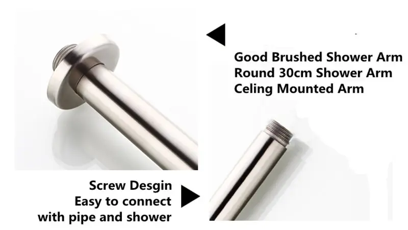 round shower arm 7