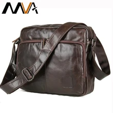 MVA bolsa masculina bolso de cuero genuino para hombre bolso mensajero hombre bolsos de hombro para los hombres bolsos hombres piel cartera de mano Multifunción de cuero de los hombres bolsas bolsos ipad hombres bolsa