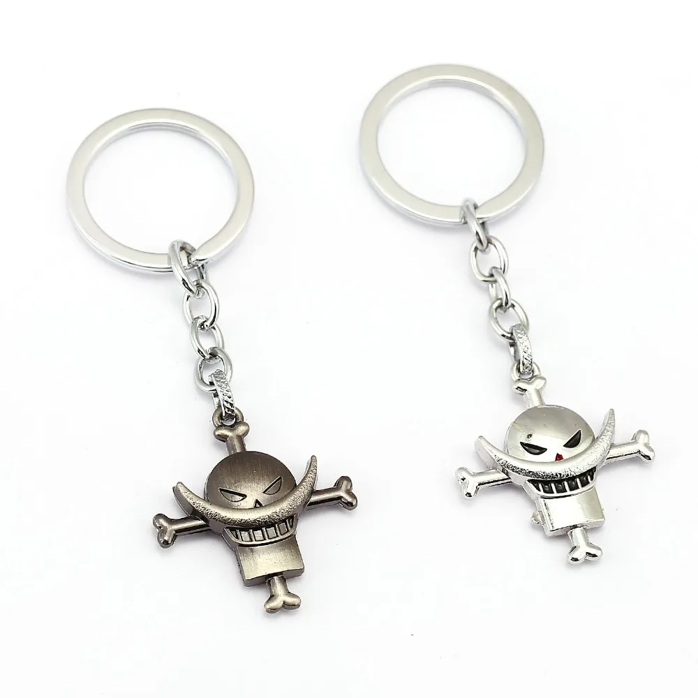 MS Jewelry аниме цельный брелок для автомобильного телефона сумка ключей Луффи белая