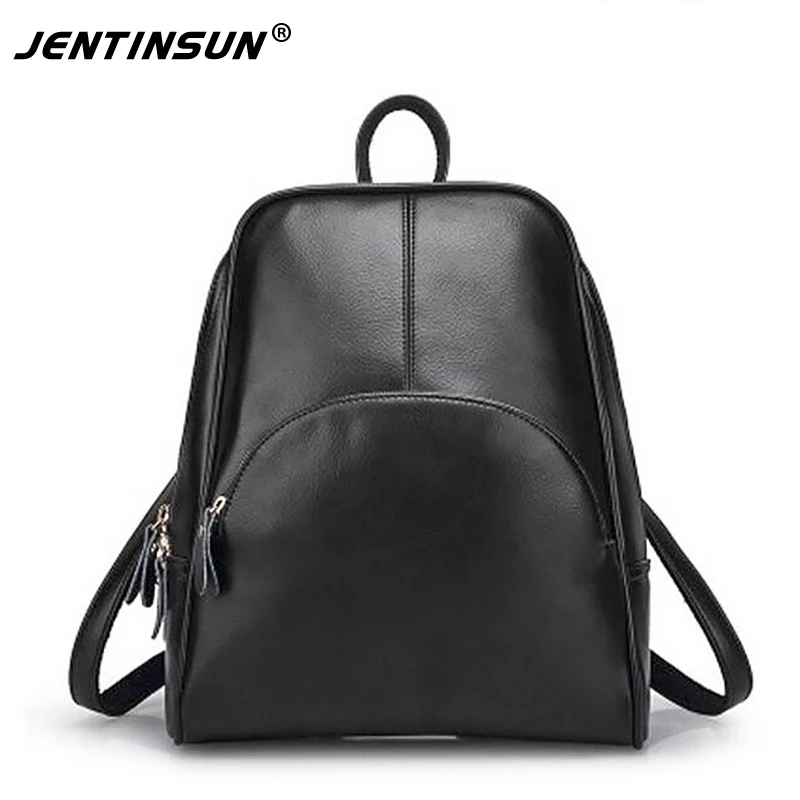 

Kpop Mochila Feminina Sweet Double Shoulder Backpack Oil Wax Leather Messenger Portable Multi-purpose Wildshoulder Bag Women