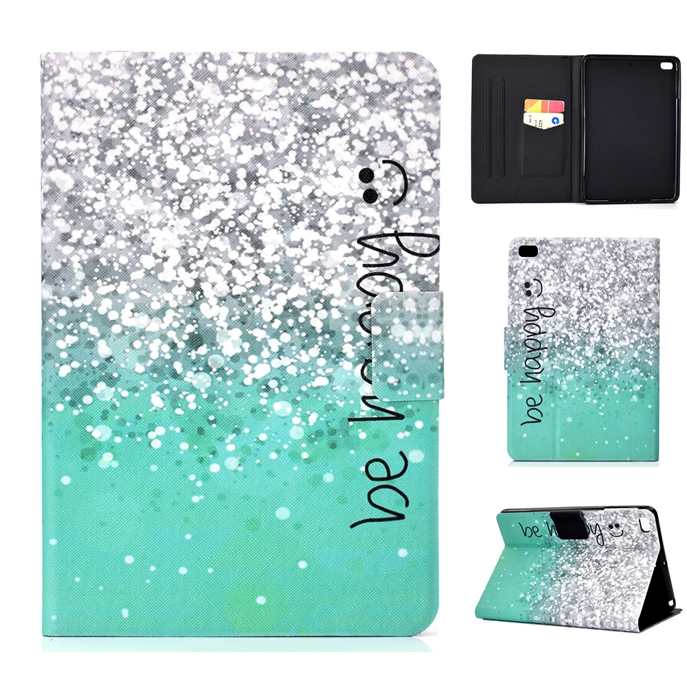 Мода рисунком с подставкой карманом для карт чехол Apple iPad Mini 1/2/3/4 mini4 mini3 кошки