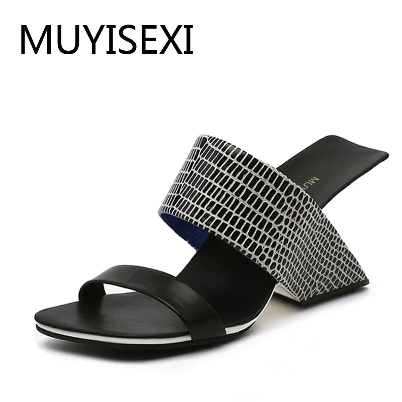 Женские Босоножки на каблуке HL146 MUYISEXI 5 цветов|Тапочки| |