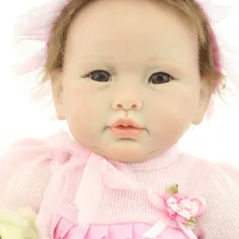 Горячая Моделирование Babydoll импортная мохеровая кукла силиконовые виниловые игрушки Мягкое хлопковое туловище детский подарок на день рождения