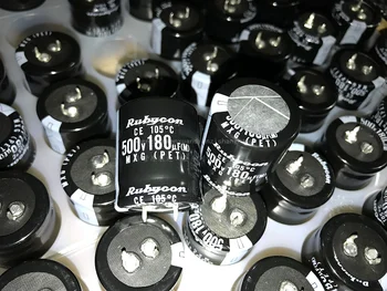 

5pcs /10pcs Promotion Japan Ruby RUBYCON 180uf 500v MXG 30X35 aluminum electrolytic capacitor Odroid real 500v180uf