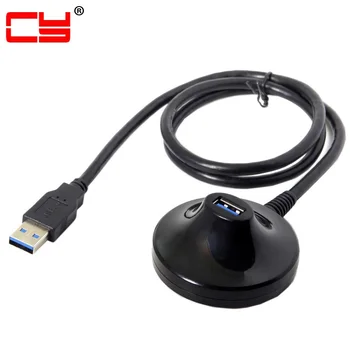 

Xiwai Type-A USB 3.0 Male to Female Extension Dock Station Docking Extending Adapter Cable Cord Converter Connector 0.8m Black