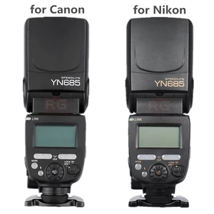 Image 3 - YONGNUO GN60 YN685 Wireless TTL Flash Speedlite HSS 1/8000 for Canon Nikon support YN560IV YN560 TX RF605 RF603 II YN685C YN685N