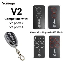 V2 PHOX2-433 V2 PHOX4-433 пульт дистанционного управления Передатчик Замена V2 гаражная команда ручной передатчик Скалка код 433,92 МГц