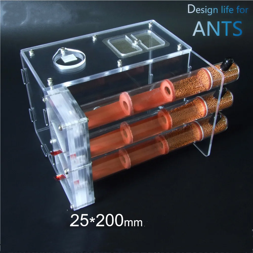 Керамические бамбуковые стеклянные трубки 25 мм муравьи гнезда Муравейники клетки для насекомых дети наука биологический класс Abservation DIY подарки игрушки