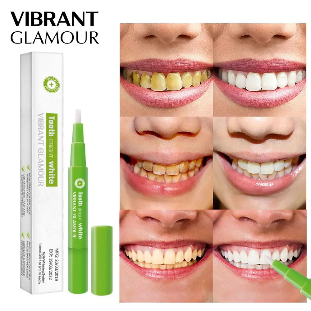 

VIBRANT GLAMOUR Tooth Cleaning Bleaching Tool Dental White Teeth Whitening Pen Remove Stains