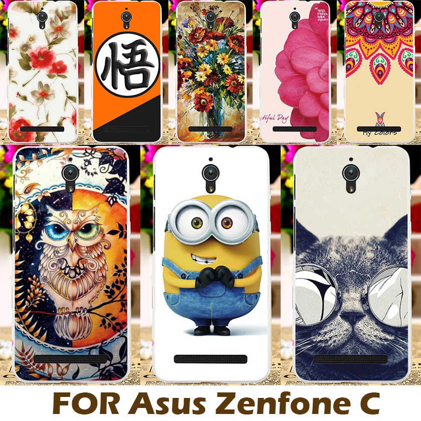 

Akabeila for Asus Z007 Painting Soft Silicon Case For Asus Zenfone C Covers ZC451CG ZenfoneC 4.5 inch Cell Coque
