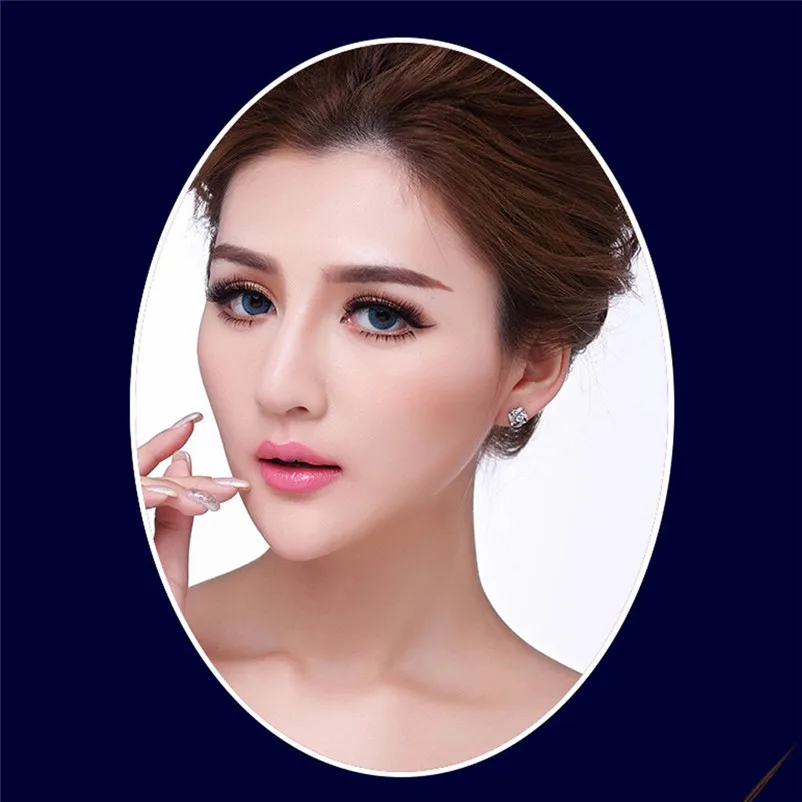 2018 Trendy earrings for women Simple Fashion Diamond Eternal Star Earrings Stud Earrings Jewelry earrings Brincos J04#N (4)