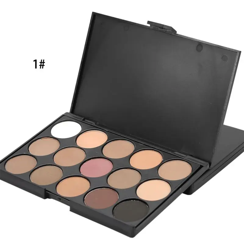 Natural 15 Colors Long Lasting Pearly Eyeshadow Palette font b Eye b font font b Shadow