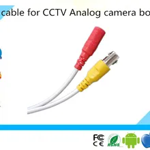 Высокое качество простой видеонаблюдения аналоговый Камера модуль Плата кабель/линейный аналоговый HD видео+ Питание Порты и разъёмы