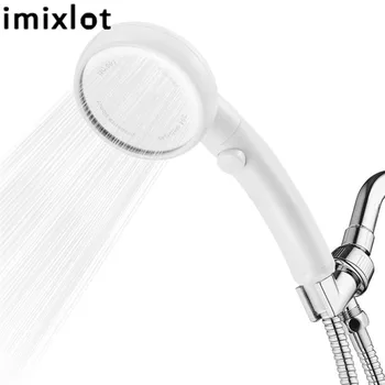 

Imixlot Japanese-style Hand-held Supercharger with Switch Water Saving Shower Handheld Water Heater Shower Head
