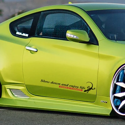 

Car Sticker Decal Gecko Gecco Door Reflective Vinyl 2 Colors 3 Sizes Tuning Auto Car Styling Accessories