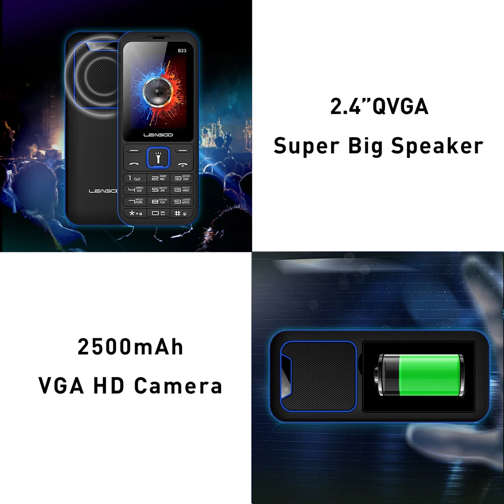LEAGOO B23 телефон с функцией телефона старшие дети мини клавиатура русским шрифтом 2G