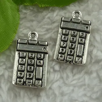 

120 pieces antique silver computer charms 23x13mm #1920