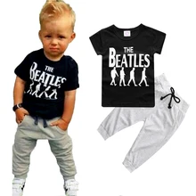 Летние Детские комплекты одежды; футболка с короткими рукавами для мальчиков; брючный костюм; комплект одежды; спортивные костюмы для новорожденных; детская одежда для маленьких мальчиков; SY125