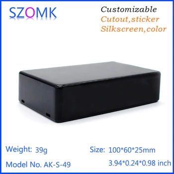 

5pcs a lot High quality abs material plastic junction box plastic housing for electronics products 100*60*25mm
