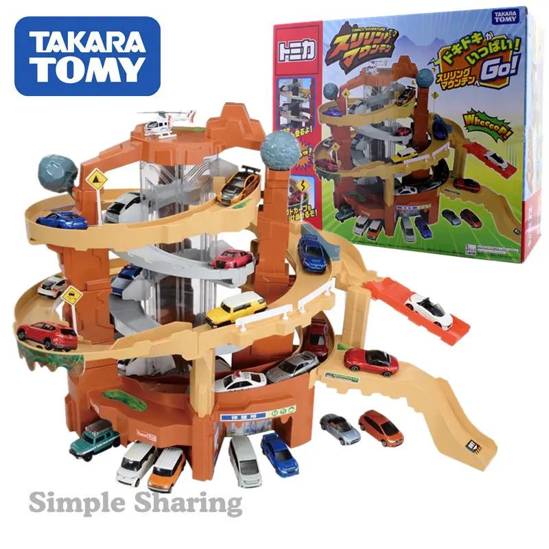Автомобиль Takara TOMY Tomica из сплава электрическая дорожка для парковки детская