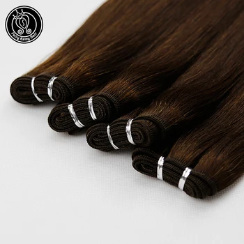

Fairy Remy Hair 16"- 22" Brazilian Straight Hair Weave Bundles 100% Real Remy Human Hair Bundles Dark Brown Hair Extensions