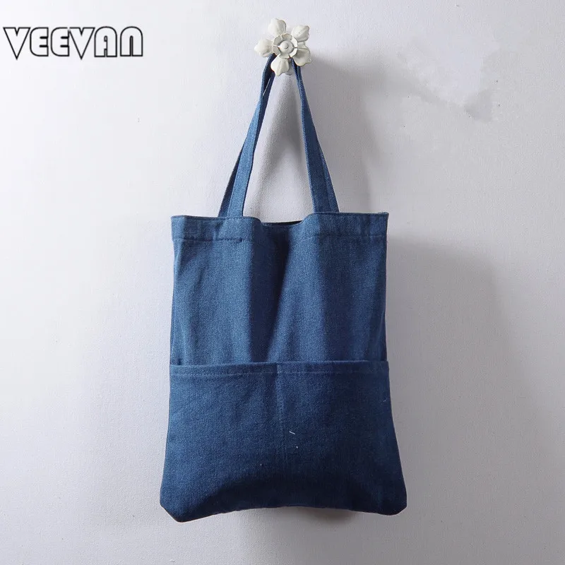 

2016 New Fashion Designer Jeans Women Handbag Shoulder Hand Bag Vintage Canvas Messenger Bag Large Capacity Ladies Tote Handbag