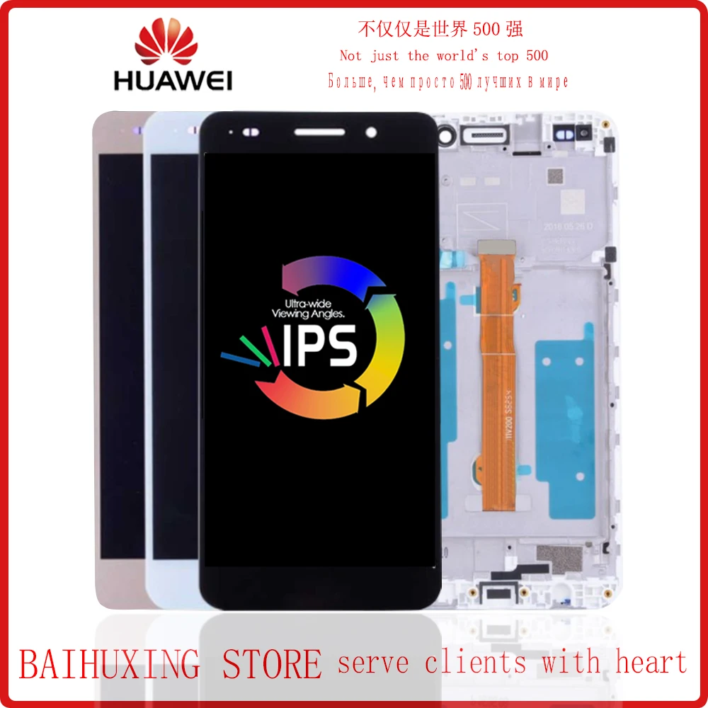 5 &quotоригинал для Huawei Honor 5A ЖК дисплей Дисплей Сенсорный экран с рамкой Digitizer Y6 II CAM