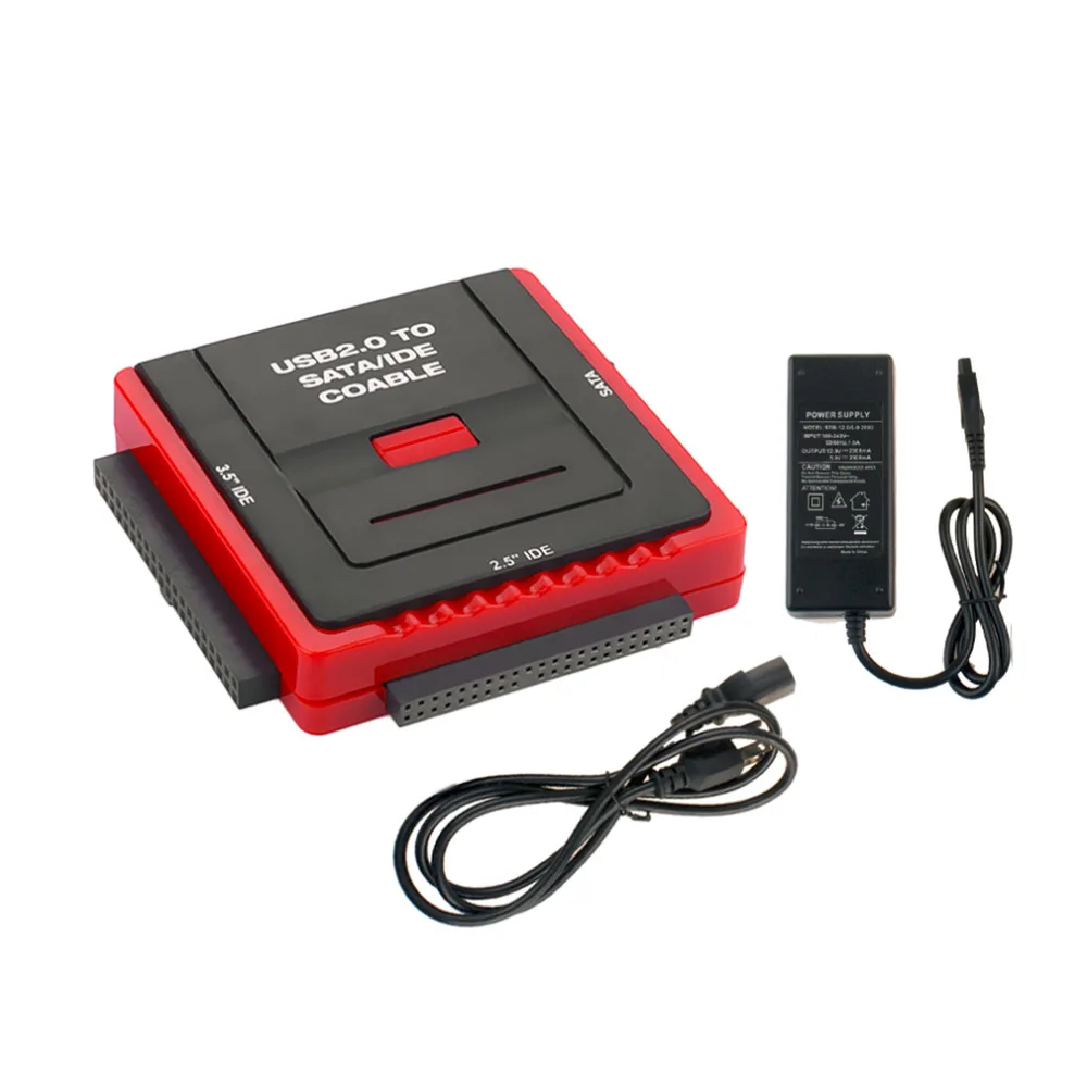 

Square Docking Station Base Multi Function USB 2.0 2.5/3.5 Inch SATA IDE HDD CD-Rom HDD Dock Station US Plug Drop Shipping