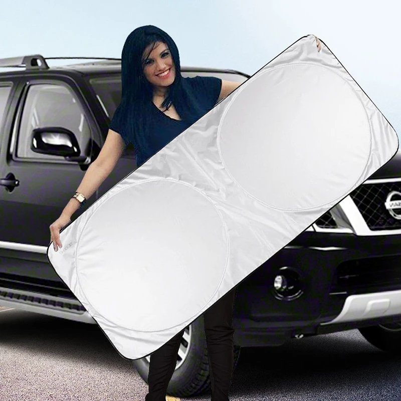 Silver Coating SUV All-Around Protective Cover Auto Sunshade for Summer Car Windshield/Side Windows Sunlight UV Reflector