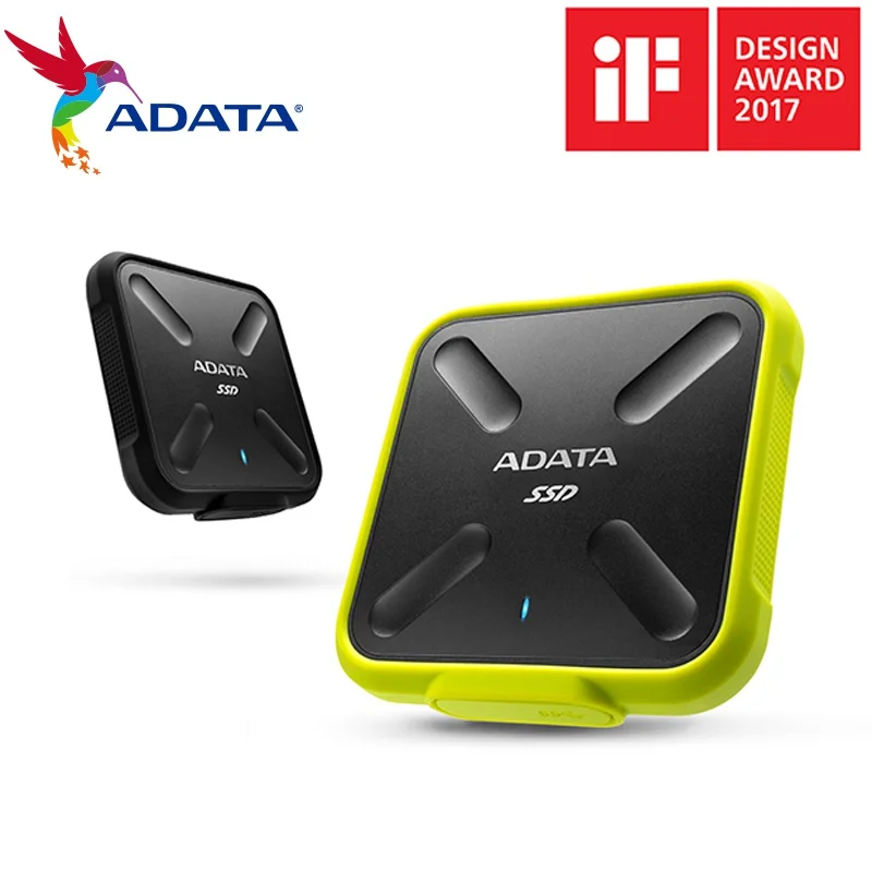 

ADATA SD700 1TB 250G 512G External SSD Ruggedized Water/Dust/Shock Proof External Solid State Drive USB 3.1 FREE SHIPPING