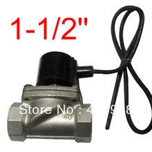 1-1/2 ''1,5'' Порты и разъёмы под водой SS304 Электрический электромагнитный клапан из нержавеющей Водонепроницаемая обмотка для музыкальных поющих фонтанов клапан, DC12V, 24 V, AC220V