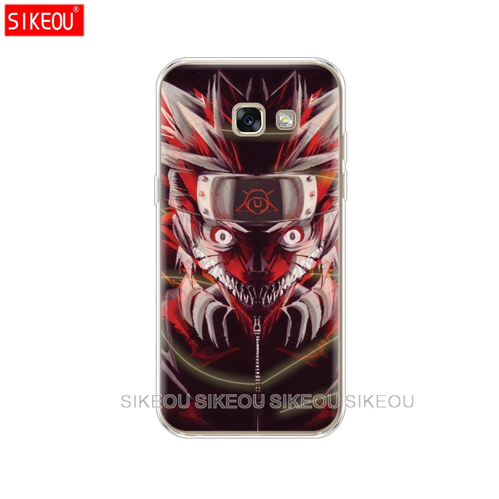 Силиконовый чехол для телефона Samsung Galaxy A6 A8 2018 A3 A310 A5 A510 A7 2016 2017 Naruto Sabaku Gambar Mata