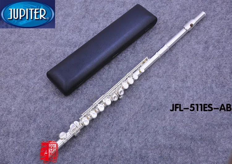 Тайваньский JUPITER JFL 511ES 16 закрытых отверстий C Key флейта из мельхиора Silvering flauta