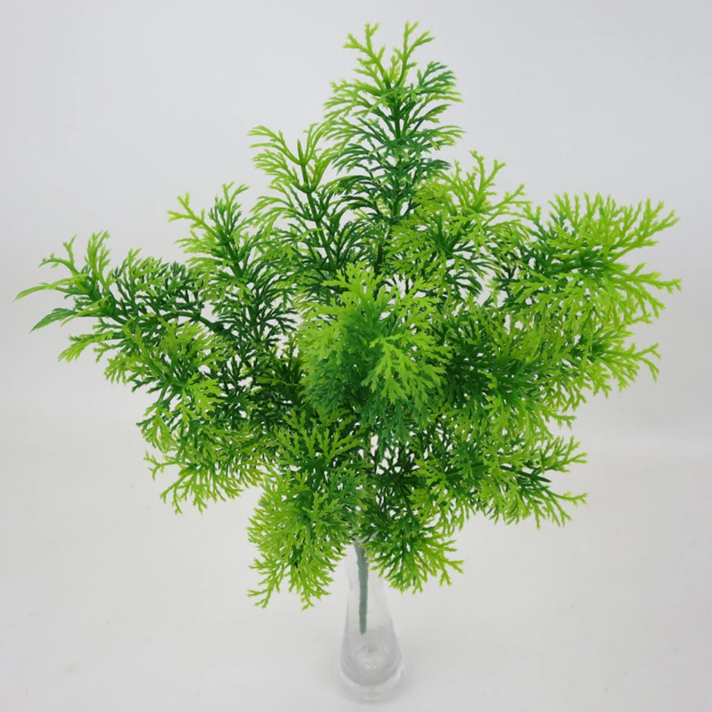 Искусственный Зеленый CEDAR Дерево 30 см пластиковые реалистичные декоративные для