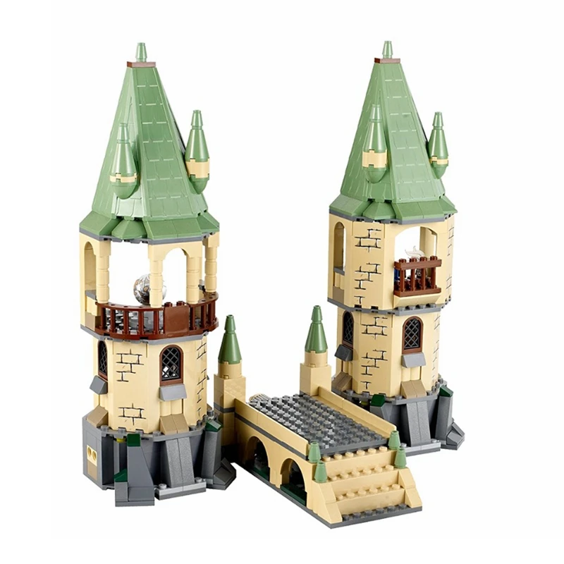 New Harry Potter Serices Hogwarts Castle Defense War Blocks Bricks Compatible LegoINGLY Harry Potter 4867 Toys Children Gifts