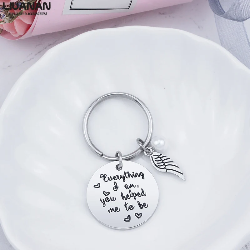 Best Friend Keychain Friend Jewelry Friendship Gift Idea for Women Teens Girls not sisters by blood but sisters by heart 2 Quote