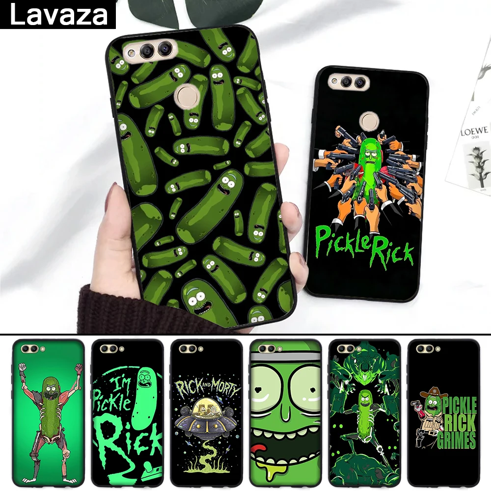 

Lavaza Rick and Morty Pickle Rick Silicone Case for Huawei Honor 6A 7A 3GB Pro 7X 8 Lite 8X 8C 9 Note 10View 20 9X