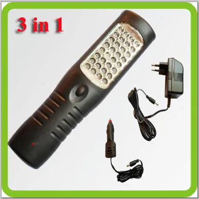 

2017 Drop shipping 3 in 1 cordless led emergency lamp led work lamp lampara de trabajo de mano for camp car emergency