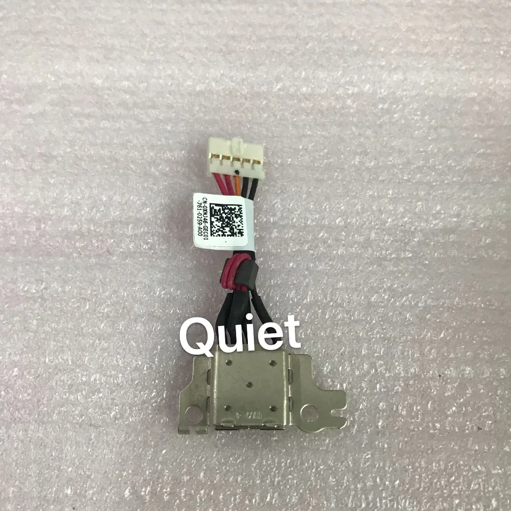 original for Dell Chromebook 11 3180 3189, Latitude 3189  DC Power Jack with Cable  XNJ46 0XNJ46