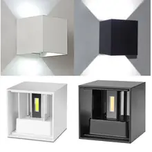 Открытый светодиодный 6 Вт Настенный светильник(бра) Водонепроницаемый вилла на открытом воздухе настенный светильник крыльцо Светильник 85~ 260 V wandleuchte Exterieur светодиодный